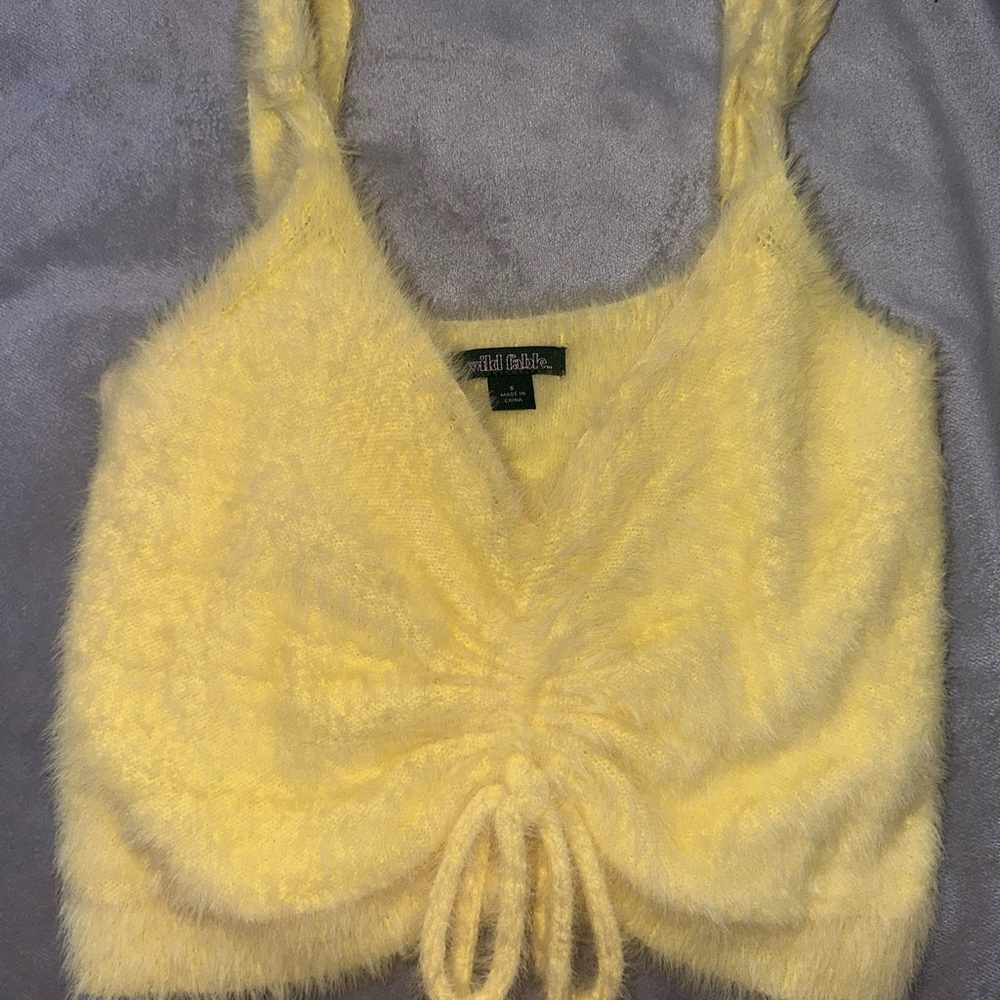 Fuzzy Yellow top